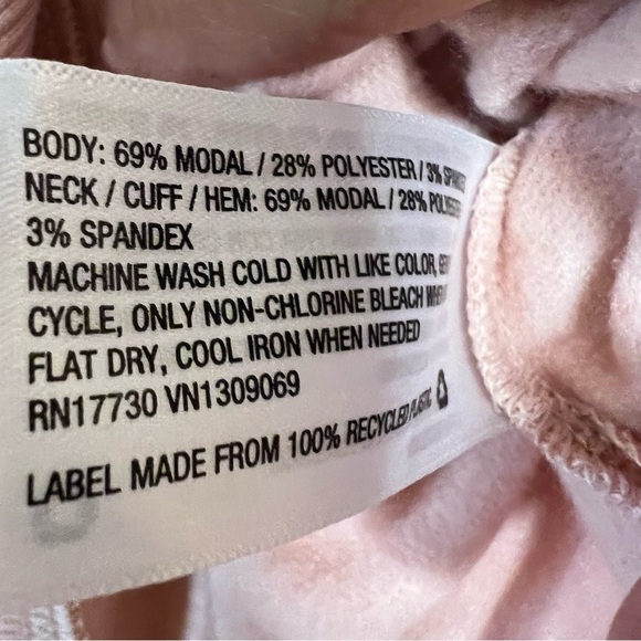 Joy Lab Peach High Low Modal Blend Crewneck Size Medium - Picture 5 of 8